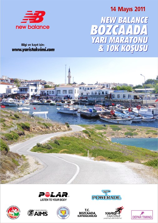 Bozcaada Yarımaratonu ve 10K Koşusu Bozcaada Yarımaratonu ve 10K Koşusu - Poster