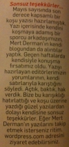 Düzeltme yazısı Düzeltme yazısı