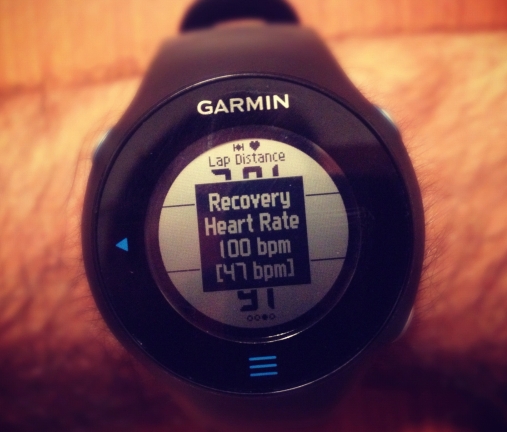 Garmin Forerunner serisi kalp atımının toparlanma hızı göstergesi