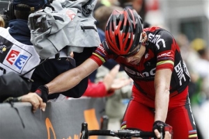 Cadel Evans yorgun