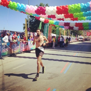 Çayırova yarı maratonu finish