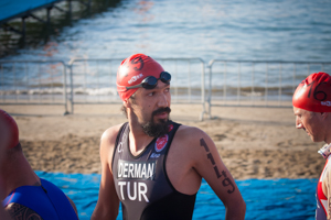 Alanya Triatlonu start öncesi