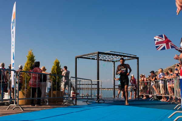 Alanya Triatlonu yüzme çıkış