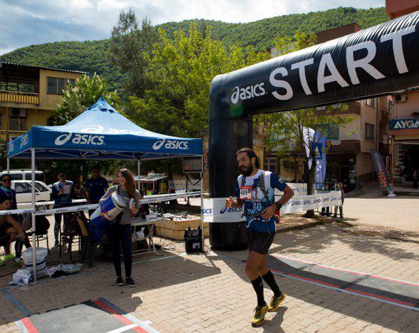 İznik Dağ Maratonu finishi