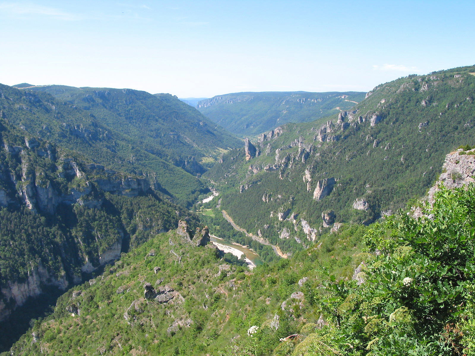Festival des Templiers yarış parkurlarından - Gorges du Tarn